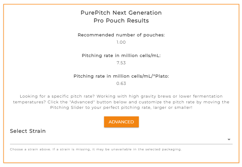 Yeastman Calculator