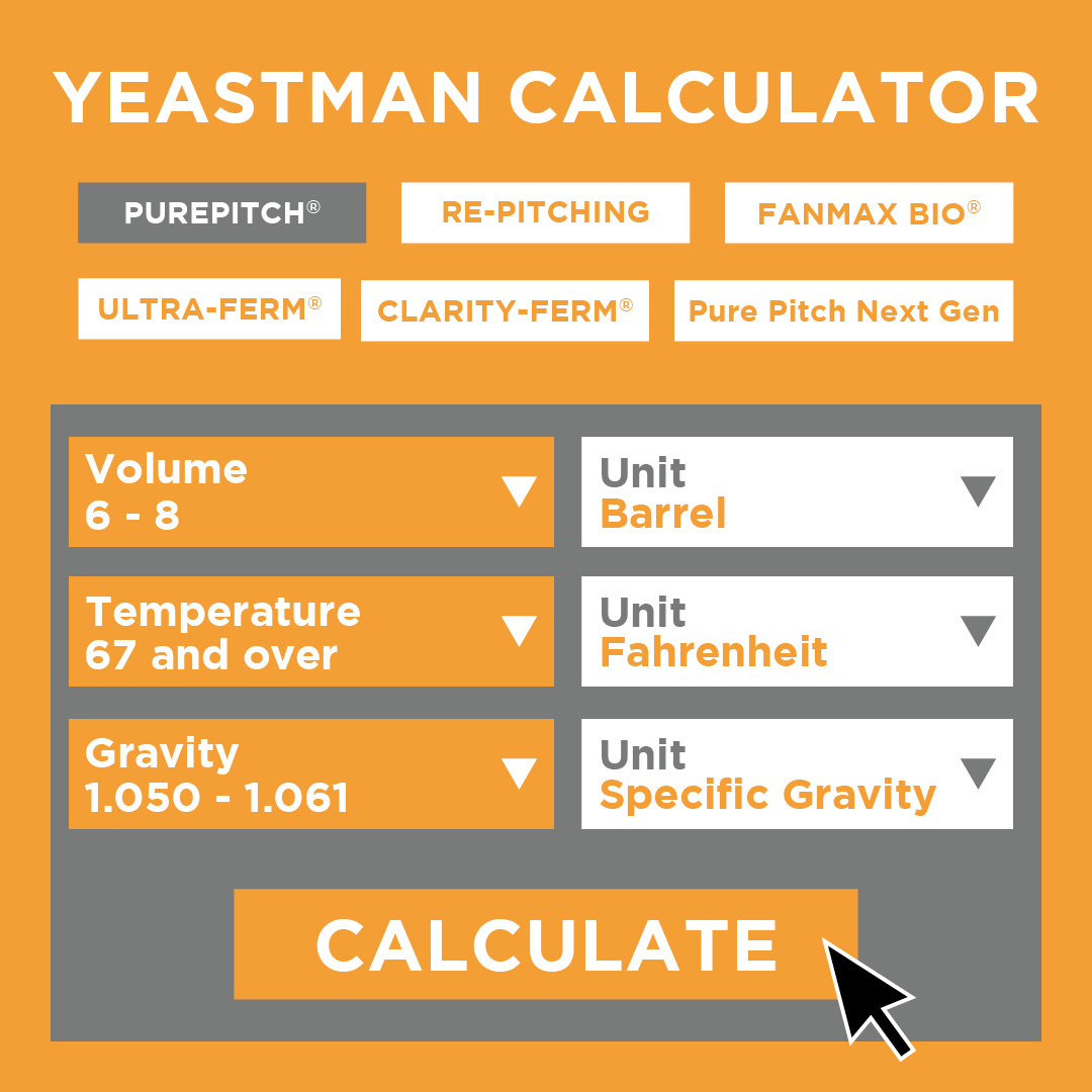 PurePitch® Next Generation: Yeast Pitching Calculator